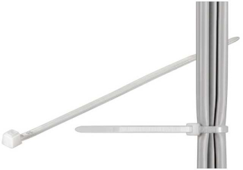 Bride plastic transparente 200x2.6mm pentru exterior ELEMATIC 100buc set 