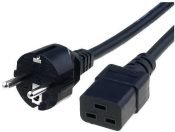 Cablu alimentare 2m SCHUKO tata - C19 mama PC 