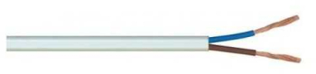 Cablu bifilar dublu izolat 2x0.5mm MYYUP electric alb 