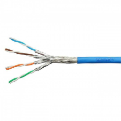 Cablu FTP Cat6a 8 fire din cupru 4x2xAWG23/1 500MHz LSOH-3 Schrack