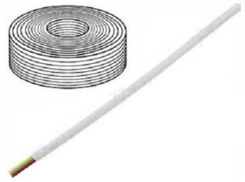 Cablu telefon 4 fire pentru telecomunicatii litat 4x28AWG alb -20/60C BQ CABLE 
