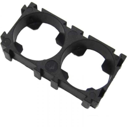 Carcasa cilindrica clips 2x 18650 