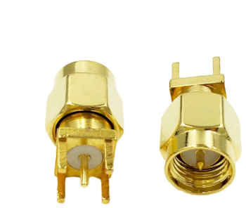 Conector RF SMA tata pentru PCB vertical 