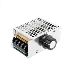 Dimmer de tensiune 220V 4000W 10A cu carcasa 85x55x38mm 