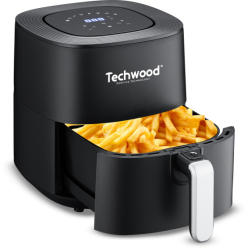 Friteuza cu aer cald Techwood TFR-556SHD 5.5L 1700W 8 programe 80 - 200 ° C 