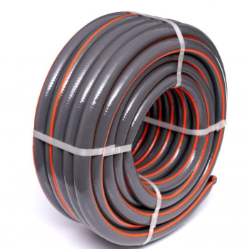 Furtun gradina Kraft&Dele 6 straturi 1/2 KD2074 Gri si portocaliu 20 m 