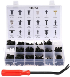 Kit demontat interior auto 4 piese 415 clipsuri 1 surubelnita demontare clipsuri 
