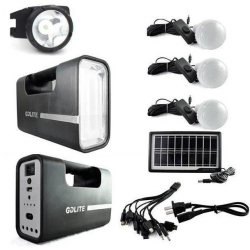 Kit Iluminare 3 Becuri Led KlaussTech Cu Incarcare Solara Camping 