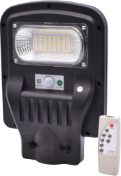 Lampa Solara KlaussTech Senzor de Miscare Putere 50W Telecomanda 48 LED-uri Negru 