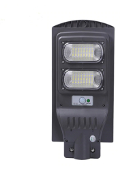 Lampa Solara Stradala KlaussTech Senzor de Proximitate Incarcare Solara Putere 60W 2400 Lumeni Negru 