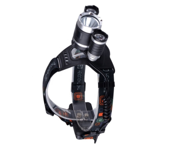 Lanterna Klausstech Frontala De Cap Cu Zoom Si Acumulator 3cree Vt500 