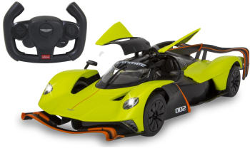 Masina RC cu telecomanda Aston Martin Valkyrie / Lungime 35.7 cm / Scara 1 14 / 2.4Ghz / Lumini LED fata / Usi manuale / 6+ 