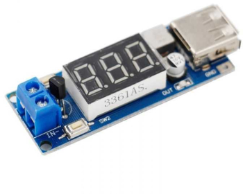 Modul DC-DC cu LCD 5V 2A 