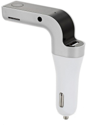 Modulator Auto Klausstech Radio Fm Bluetooth Usb Redare Mp3 Hands-free Card Micro Sd Negru / Alb 