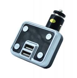 Modulator KlaussTech Fm Pentru Autoturisme Cu 2 Porturi Usb Conectivitate Prin Functia Bluetooth Auxiliar Jack 3 5 Mm Afisaj Digital L 