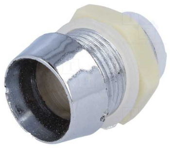 Montura pentru LED 10mm crom ABS incastrat L2 13mm 