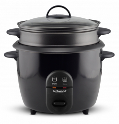 Oala de orez Techwood TCRV-1826 1.8L 900W cos gatire la aburi 