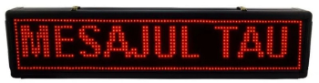 Panou LED de Exterior Programabil/Reclama Luminoasa Fata Dubla 100x40 ROSU - imagine 1
