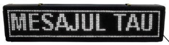 Panou Led de Interior Programabil/Reclama Luminoasa 70x20 ALB 