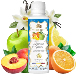 Parfum de rufe FRENCH RIVIERA cu arome de portocala mar verde piersica suc de lamaie si vanilie 40 Spalari 