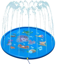 Piscina copii tip fantana 1.7 metri cu jeturi de apa in forma circulara 