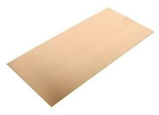 Placa circuit 280x100mm laminata acoperire cupru pe doua fete 1.5mm 
