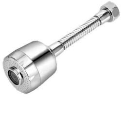 Prelungitor flexibil universal pentru robinet bucatarie sau baie 2 moduri lucru inox 