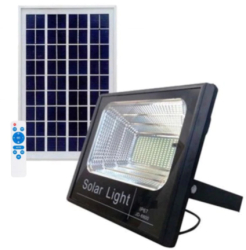 Proiector Led Klausstech Putere De 30w Panou Solar Inclus 3150 Lumeni Ip66 Iluminare Pe 140 De Grade Culoare Negru 