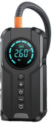Redresor auto 4 in 1 compresor de aer portabil negru capacitate baterie 8400mAh curent maxim 1000A 