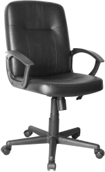 Scaun Directorial Birou KlaussTech Rotativ Greutate Suportata Max 120kg Design Clasic Negru. 