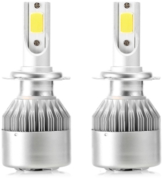 Set 2 becuri Auto Tehnologie LED H7 36 W 3800LM 6500 K 