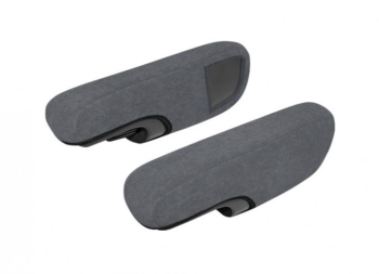 Set 2 Huse Cotiera Dedicate pentru Ford Galaxy Seat Alhambra si Volkswagen Sharan din Material Textil Culoare Gri 