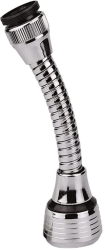 Set 2 x cap robinet mobil Inox/ABS 360 de grade Argintiu 