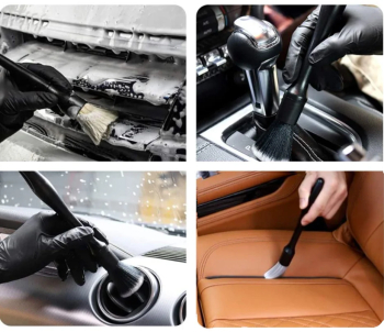 Set 3 pensule profesionale ideale pentru detailing si curatare interior - exterior auto elemente de caroserie 