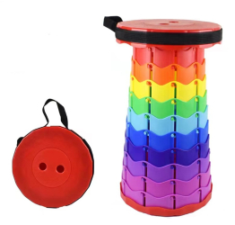 Taburet pliabil Pentru camping 45cm 150Kg Multicolor 
