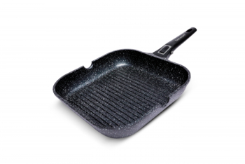 Tigaie gratar Techwood TP-28G 28cm toate tipurile de caldura inclusiv inductie 