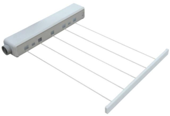 Uscator Rufe Retractabil KlaussTech 5 Sfori Marime Standard Rezistent Alb 