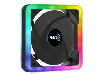 Ventilator Aerocool Edge14 120mm aRGB 12LED anti-vibratii 1200RPM 