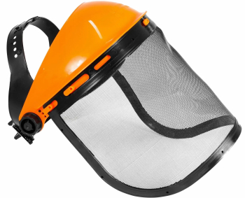 Viziera de protectie Verke cu plasa reglabila culoarea galben D0111 