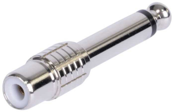 Adaptor JACK 6.35 mm tata - RCA mama MONO metal BST 18-5584 