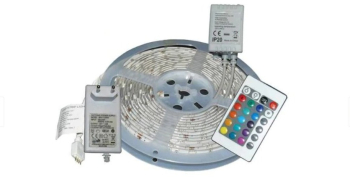 Banda Klausstech Led Rgb Multicolora Cu Telecomanda Lungime 5m Putere 7.2w/m 012 