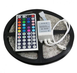 Banda Led Klausstech Multicolor - 10 Metri Ce Include Telecomanda + Adaptor + Sursa 