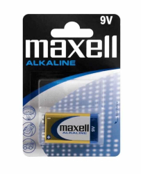 Baterie alcalina 9V Maxell 1 buc/blister 
