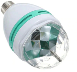 Bec Klausstech Rotativ Disco Led Rgb 3w Fasung E27 multicolora 