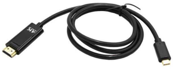 Cablu semnal USB type C 3.1 la HDMI 1.8m 4K 2K/60Hz Plug&Play pentru PC telefoane 
