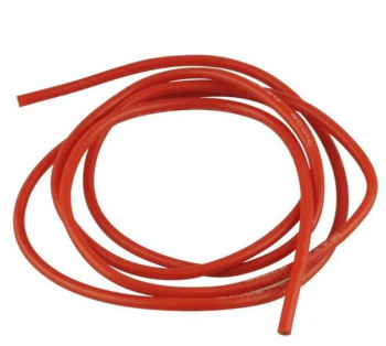 Cablu siliconic multifilar 16AWG 1.31mm2 rosu 1m liniar