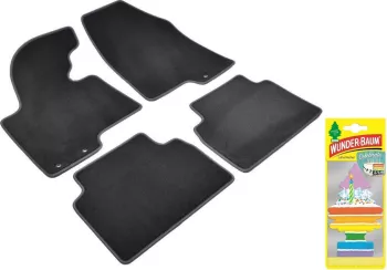 Covorase auto din mocheta Umbrella pentru Kia Sportage III 2010-prezent Sisteme fixare Kia Hyundai + Odorizant Auto Bradut Wunder-baum 