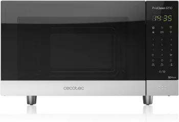 Cuptor cu microunde Cecotec ProClean 6110 23L 6 nivele microunde 800 W si gratar 1000 W - RESIGILAT 