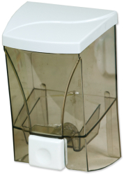 Dozator klausstech Pentru Sapunul Lichid Plastic Montare Pe Perete Capacitate 0.5l Design Modern Si Compact Alb 