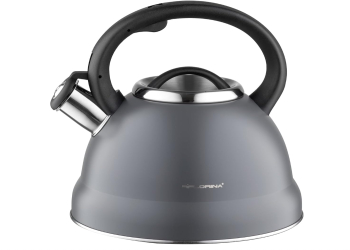 Fierbator de ceai FLORINA din otel inoxidabil 2.5 L gri - RESIGILAT 